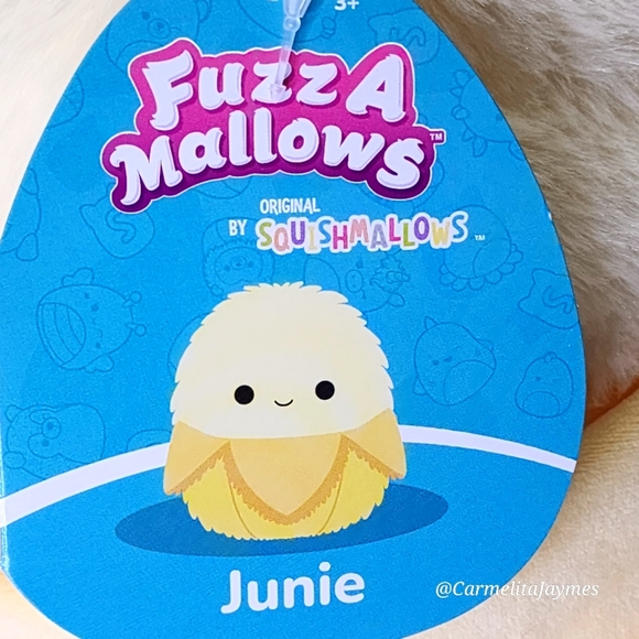 JUNIE 🍌 FuzzAMallow Banana Original Squishmallow By Kellytoy ☆ NWT ☆ - Picture 3 of 8